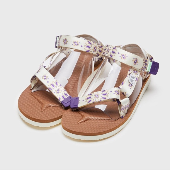 Suicoke Purple and White Sandals - Picture 2 of 16